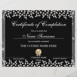 修了証書ダイヤモンド