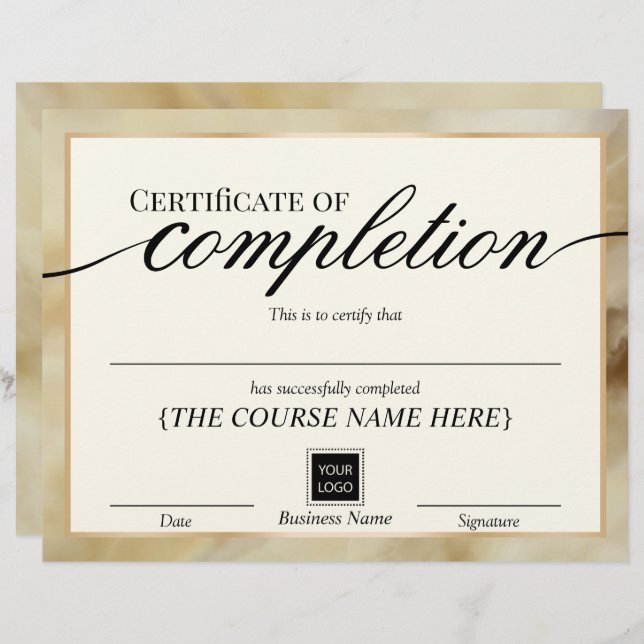 修了証金ゴールド組合裁定 (正面/裏面)