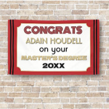 修士の学位おめでとう!カスタマイズ