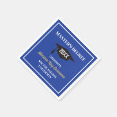 修士の学位おめでとう!カスタムグラードナプキンス スタンダードカクテルナプキン (角)