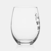 修士の学位の贈り物とうまくペアを組む ステムなしワイングラス (右)