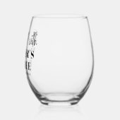 修士の学位の贈り物とうまくペアを組む ステムなしワイングラス (左)