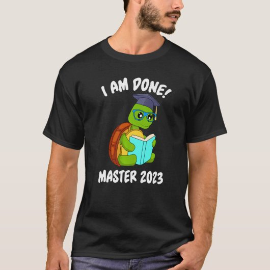 修士の学位を取った Tシャツ (正面)