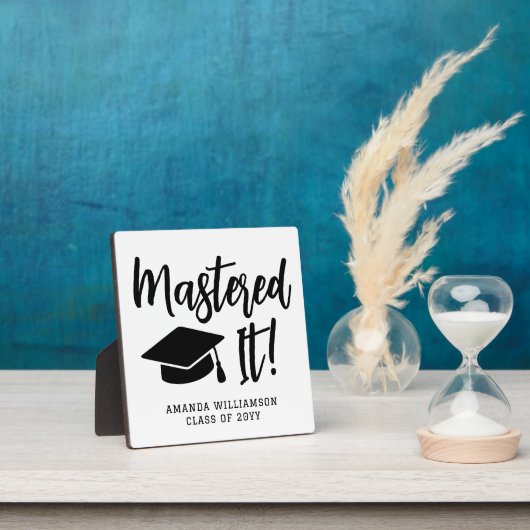 修士パーソナライズされた学位卒業をマスター フォトプラーク (インサイチュ)
