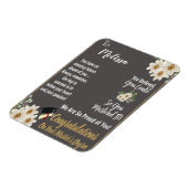 修士パーソナライズされた学位 マグネット (左側)