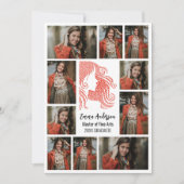 修士ファインアート院発表 案内状 (正面)