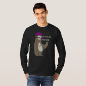 修士卒業女性ベッドチラー Tシャツ (正面フル)