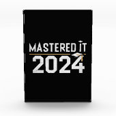 修士号をマスターした 2024 修士号 フォトブロック (正面)