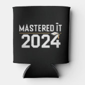 修士号をマスターした 2024 修士号 缶クーラー (正面)