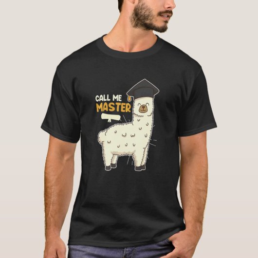 修士号を取得 Tシャツ (正面)