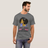 修士号を贈られるブラック・クイーン Tシャツ (正面フル)
