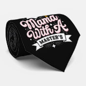修士号付きママ ネクタイ (ロール)