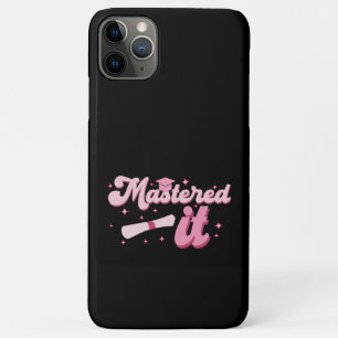 修士号取得おめでとう マスター号 卒業 MBA 卒業式 iPhone 11 PRO MAXケース