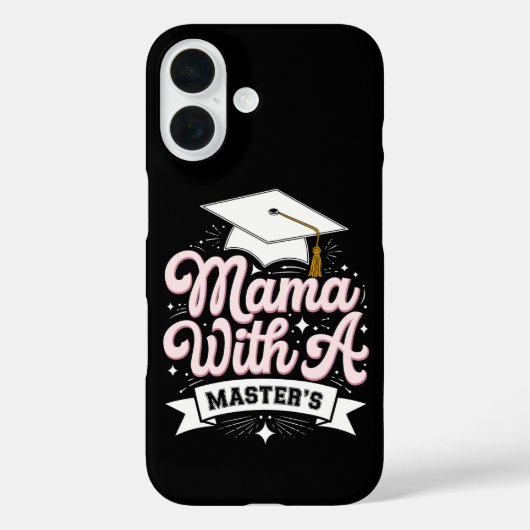 修士号取得お母さん ママの卒業 Case-Mate iPhoneケース (裏面)