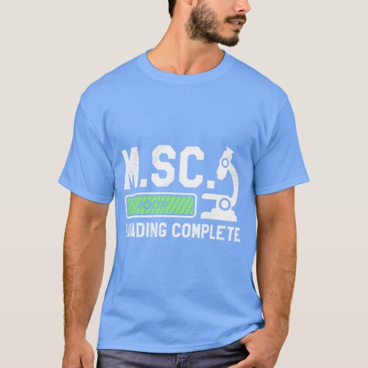 修士号取得完了 マスターズ・ディグリー Tシャツ (正面)