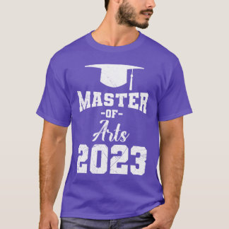 修士号取得者 2023年 修士課程 女子 Tシャツ