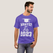 修士号取得者 2023年 修士課程 女子 Tシャツ (正面フル)