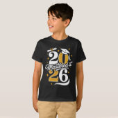 修士号取得者 2026年卒業祝い 修士号 Tシャツ (正面フル)