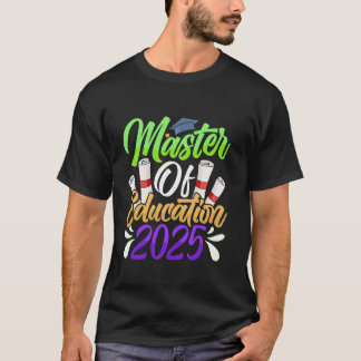 修士号取得 2025年 修士課程の先生 Tシャツ