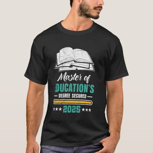 修士号取得 2025 修士 Tシャツ (正面)