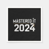 修士号2024修士号 スタンダードカクテルナプキン (正面)