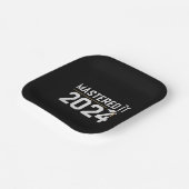 修士号2024修士号 ペーパープレート (傾斜あり)