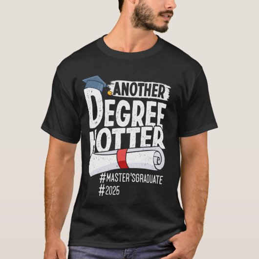 修士号 もう一つの学位でさらに魅力的 ファニーマスター Tシャツ (正面)