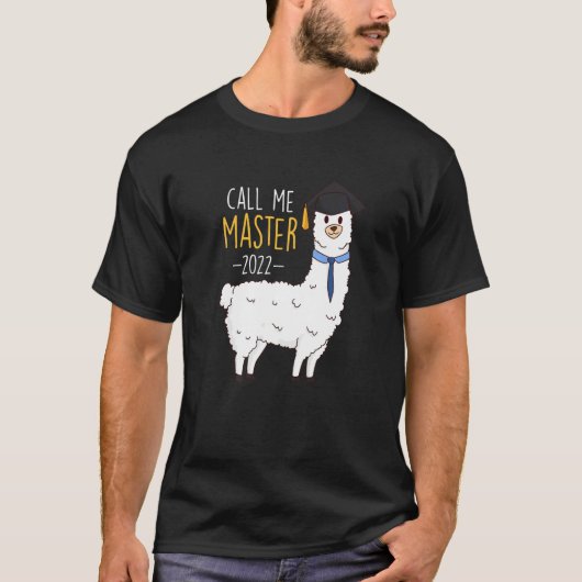 修士号 2022 マスターと呼んで 1 Tシャツ (正面)
