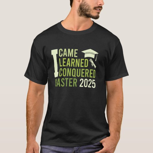 修士号Iは2025来年を制御した Tシャツ (正面)