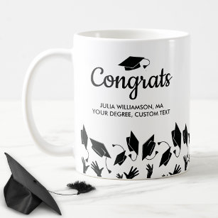 修士号MA MS卒業ギフトおめでとう卒業 コーヒーマグカップ