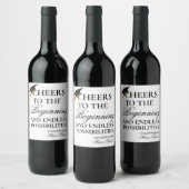 修士課程の卒業式ギフトとよくペアを組む ワインラベル (ボトル)