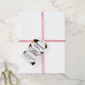 修士課程の大学の卒業生とうまく組み合わせる ギフトタグ (より糸付き)