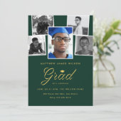 修士課程フォトコラージュ卒業パーティー 案内状 (スタンド正面)