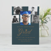 修士課程フォトコラージュ卒業パーティー 案内状 (スタンド正面)