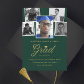 修士課程フォトコラージュ卒業パーティー 案内状