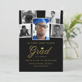 修士課程フォトコラージュ卒業パーティー 案内状 (スタンド正面)