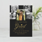 修士課程フォトコラージュ卒業パーティー 案内状 (スタンド正面)