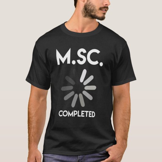 修士課程修了理修士課程修了 Tシャツ (正面)