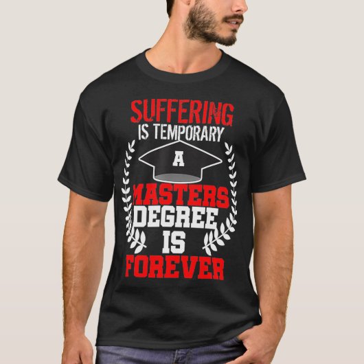 修士課程卒業ギフトMSW MBAソーシャルワーク Tシャツ (正面)