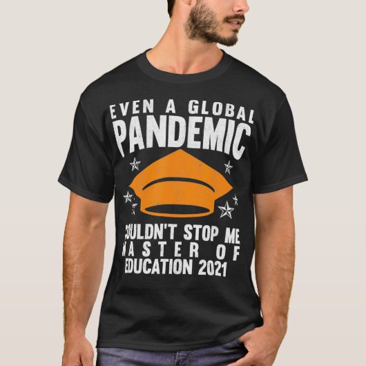 修士課程2021修士課程の卒業 Tシャツ (正面)