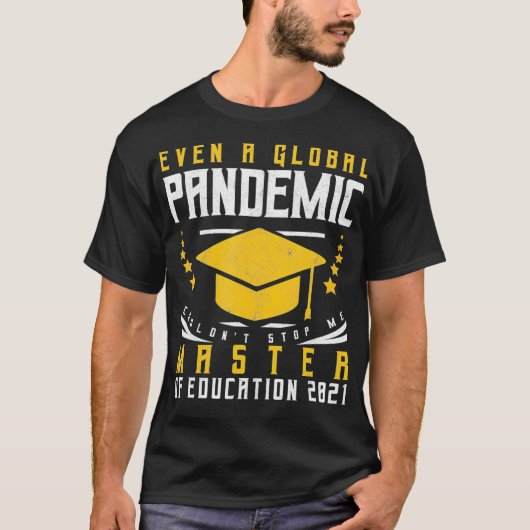修士課程2021修士課程の卒業 Tシャツ (正面)