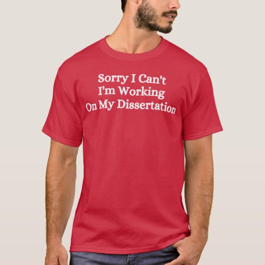 修士論文に取り組んでいます、ごめんなさい ギフト Tシャツ (正面)