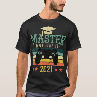 修士2021ヴィンテージギフト大学の学位 Tシャツ