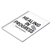 修復の進行中 – ジャーナル (左側)