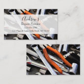 修復サービスレンチ&ツール 名刺 (正面/裏面)