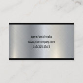 修復ツール | アプライアンスのメタル背景 名刺 (裏面)