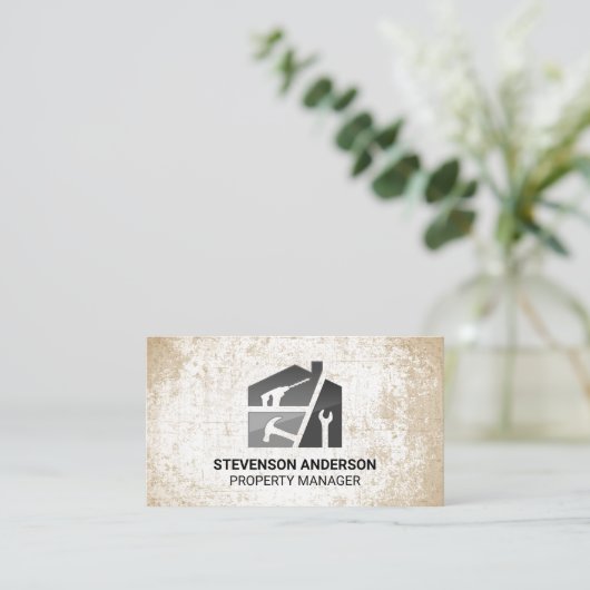 修復ツール | 住宅設備 名刺 (スタンド正面)