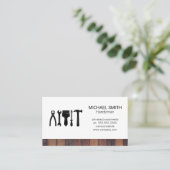 修復ツール |木製ボード 名刺 (スタンド正面)