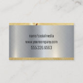 修復ツール | 電化製品メタルウッド 名刺 (裏面)