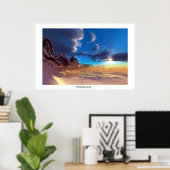 修復ブルー ポスター (ホームオフィス)